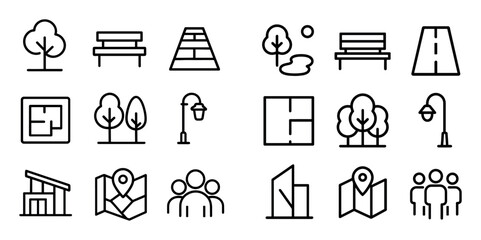 Minimalist Construction Icons