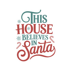 Boho Christmas Santa Shirt Design