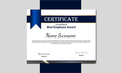 Certificate Design | Clean Corporate Template