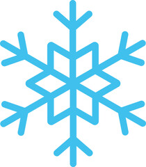 christmas snowflake vector illustration