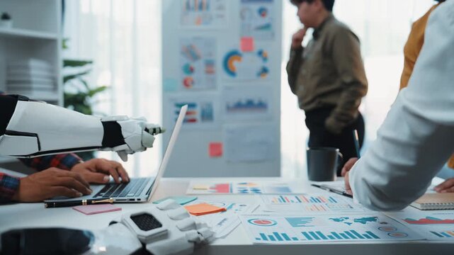 Professionals leverage AI-generated insights, refining market predictions to improve teamwork, productivity, and strategy alignment in modern workplaces. Noogenesis AI