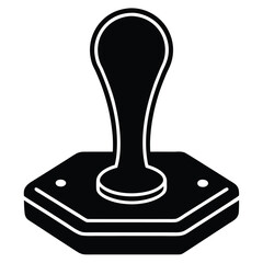 official stamp pad vector icon