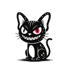 Adorable Black White Cartoon domestik animals mascotes dog cat cow bulldog korgi dino Vector Art	