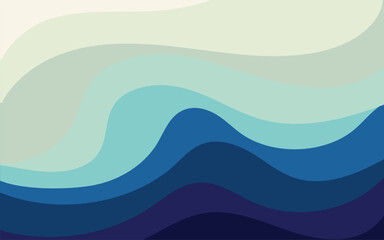 abstract  blue background with waves
