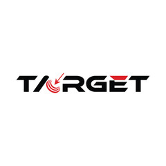 Hit Your Target Achieving Goals Using This Modern Logo Design for Marketing Success and Business Growth with Clear Focus and Precision on White