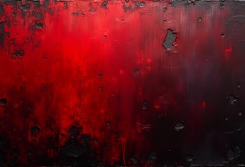 Grunge background with red paint