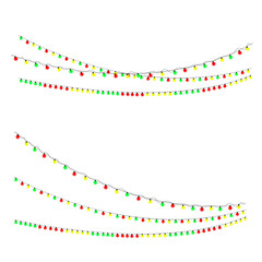 Curved rows of colorful dots forming abstract data patterns visualization