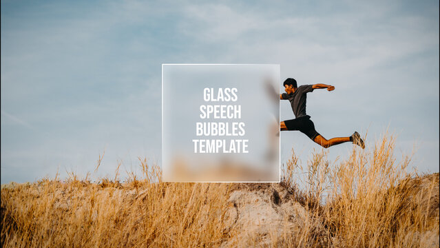 Glass Speech Bubbles 3