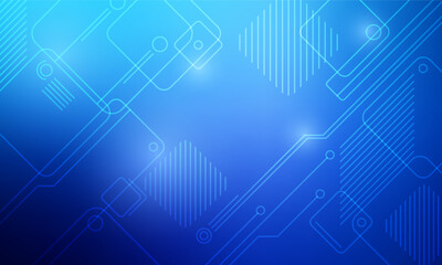 Modern technology background with abstract geometric shapes. Suitable for business, corporate, banner and backdrop.