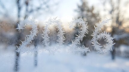Frozen Window: Frost Art