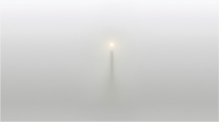 Clean, elegant composition featuring a single light source and maximum negative space, ideal for sophisticated seasonal marketing materials.