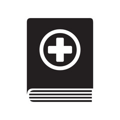 Medical Guidebook Healthcare First Aid Health Emergency Medicine Manual Prevention Wellness Therapy Support Care Black