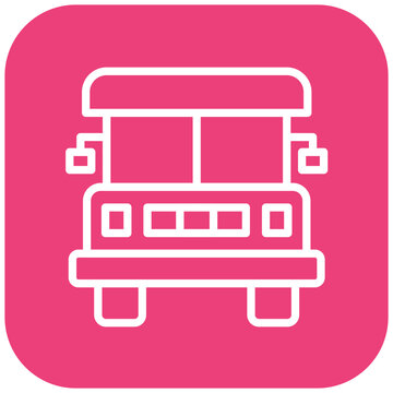 Vector Design Prison Bus Icon Style