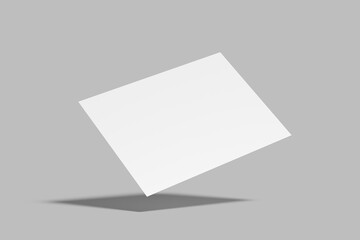 a4 certificate blank mockup