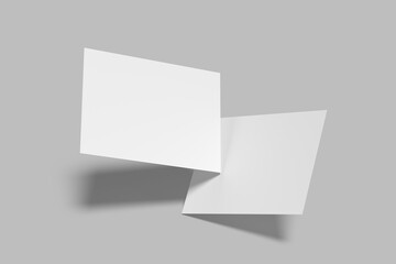 a4 certificate blank mockup