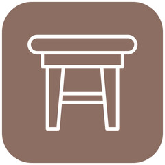 Vector Design Stool Icon Style