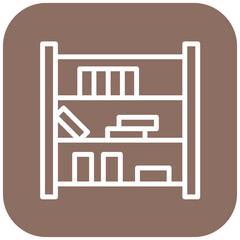 Vector Design Shelf Icon Style
