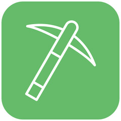 Vector Design Pickaxe Icon Style