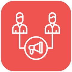 Vector Design Viral Marketing Icon Style