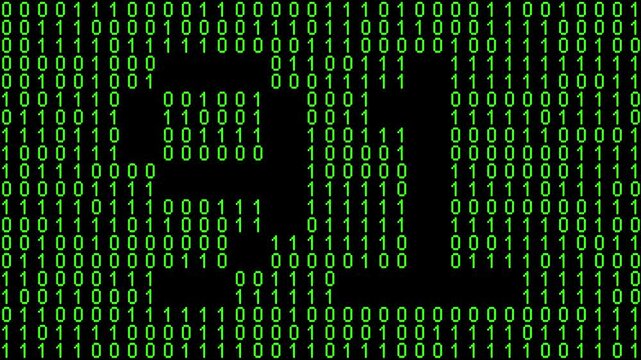 Single number 91, ninety-one, ninety-first on animated matrix background