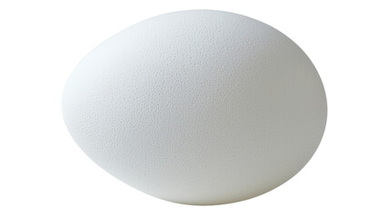 Textured Ostrich Egg, Close-up Detail, Isolated on Transparent Background, Raw Food, Nature's Design, Protein Source