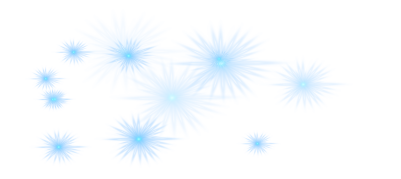 blue snowflake on white background