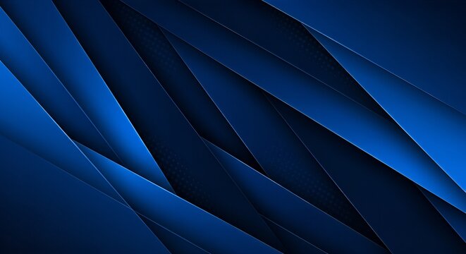 Dynamic blue abstract background with modern geometric shapes for a sophisticated presentation or stylish tech design, perfect for business branding or marketing campaigns