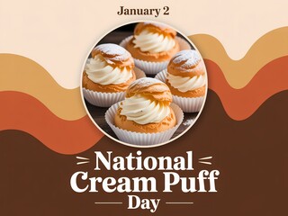 Celebrate national cream puff day with deliciously frosted pastries on january 2nd