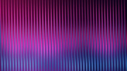 Dynamic vertical lines background in glowing pink and blue neon