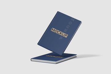 A4 Book Cover Mockup