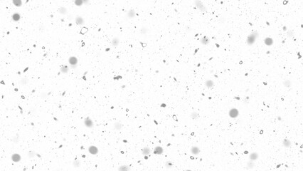 Snowfall. Winter heavy snowflakes. Overlay texture isolated  background PNG transparent