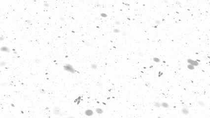 Snowfall. Winter heavy snowflakes. Overlay texture isolated  background PNG transparent