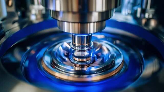 Medium shot capturing robots assembling aerospace components through die casting highlighting accuracy and efficiency in aircraft production.