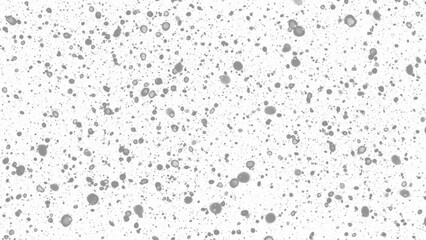 Snowfall. Winter heavy snowflakes. Overlay texture isolated  background PNG transparent