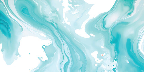 Abstract blue water background with swirling liquid waves and light texture pattern vector illustration