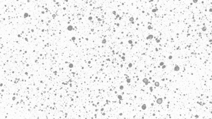 Snowfall. Winter heavy snowflakes. Overlay texture isolated  background PNG transparent