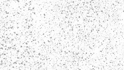 Snowfall. Winter heavy snowflakes. Overlay texture isolated  background PNG transparent