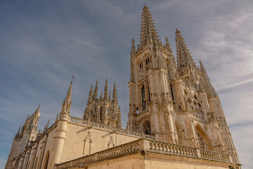 Fototapeta premium UNESCO World Heritage Burgos Cathedral (Burgos, Spain): Grand Spanish Gothic Landmark.