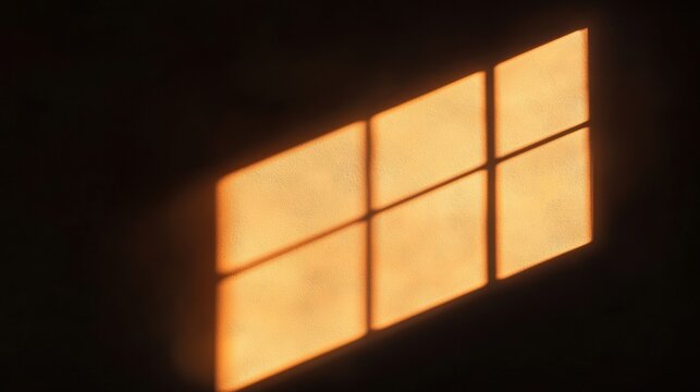 A window with a grid of squares.