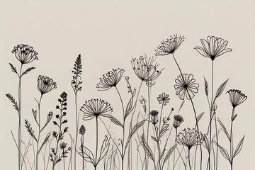 vector illustration of a floral background