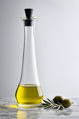 Elegant Olive Oil Dispenser, Controlled Oil Stream