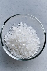 Perfect Cubic Crystal Shape of Salt Grain