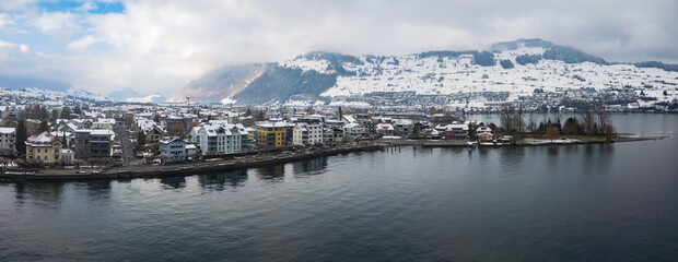 Stadt Buochs, Nidwalden - Winter - November