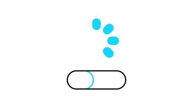 Loading animated icon video