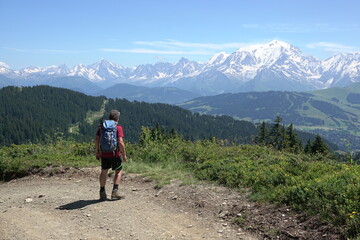 Aussicht bei Le planet bei, La giettaz