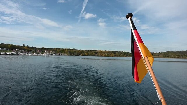 Schifffahrt auf dem Geiseltalsee