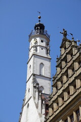 Obraz premium Rathaus in Rothenburg ob der Tauber