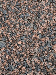 Granite chips as an abstract natural background.