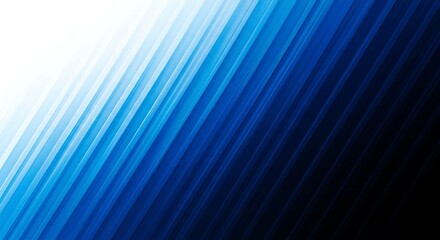 Fototapeta premium Abstract blue striped background with diagonal lines creating a modern and dynamic design