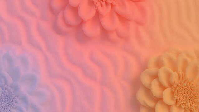 Pastel Flower Texture Background